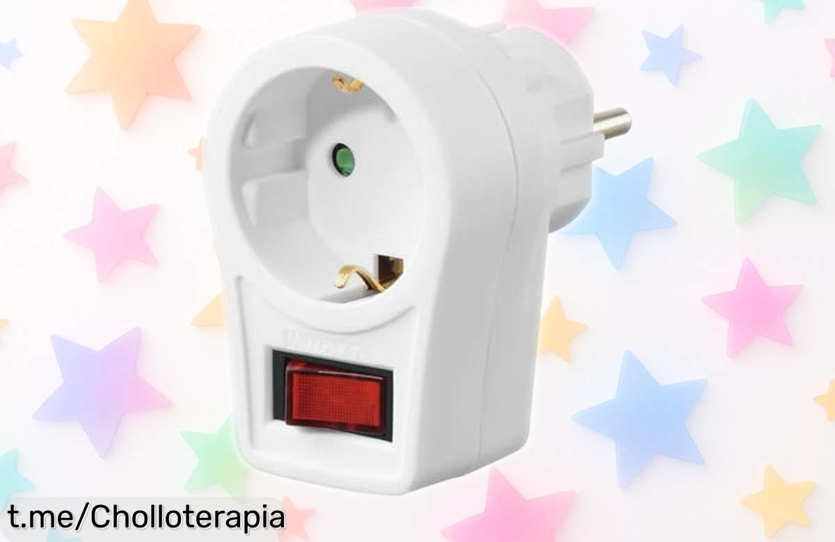 Enchufe con interruptor Hama 3680W blanco con luz avisadora y protección extra, ¡ofertón sin igual! Precio rebajado por tiempo limitado, no dejes que se escape este chollazo para controlar tu energía al instante Compra ya antes de que suba otra vez