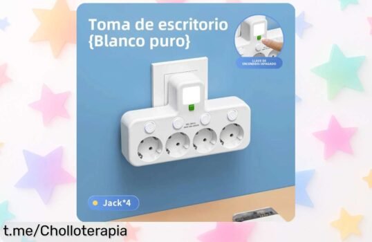 Enchufe de pared con variador y filtro de red más carga USB a precio rebajado, mejora tu conexión ¡No te lo pienses, esta oferta vuela!