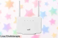 Enrutador inalámbrico 4G con antenna externa y ranura SIM a precio rebajado chollazo para navegar rápido en casa o de viaje no lo dejes escapar que vuelan las unidades ¡corre que se acaba!