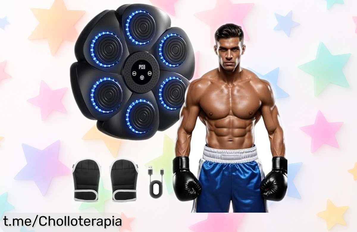 Entrena y diviértete con la máquina de boxeo musical diceevil, ahora a precio rebajado: 18 modos para sacarle el máximo provecho mientras escuchas tus temas favoritos. Aprovecha este super chollo que vuela del mercado ¡No esperes más y hazla tuya ya!