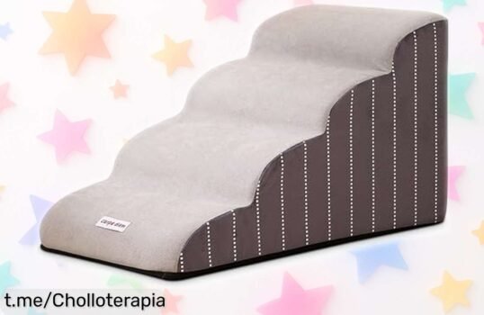 Escalera para perros pequeños Flovippet, antideslizante y resistente: tu peludo merece subir con seguridad a un precio rebajado ¡No dejes pasar este super chollo!