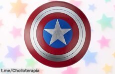 Escudo del Capitán América Marvel Legends réplica 1:1 a precio rebajado, ¡siente la fuerza de un héroe y no te quede sin el tuyo porque vuelan!