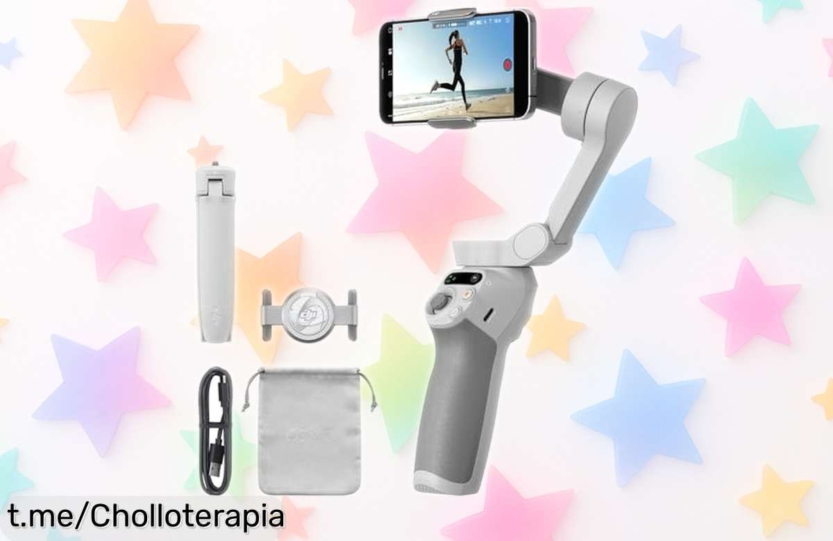Estabilizador Osmo Mobile SE de DJI con brazo extensible y control desde Apple Watch en un precio rebajado que no puedes dejar pasar, aprovecha este ofertón antes de que desaparezca ¡solo por tiempo limitado!