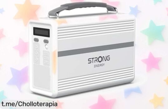 Estación de energía portátil Strong P300 con batería LiFePO4 y carga solar MPPT, precio rebajado que NO volverás a encontrar – luz SOS y salidas para cargarlo TODO en tus aventuras ¡Consíguelo antes de que se agote!