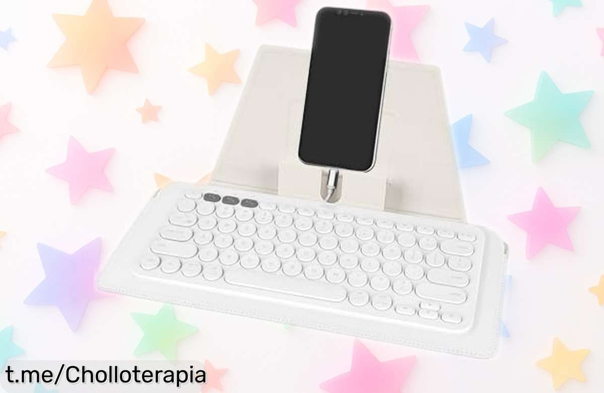 Estuche compacto con teclado Geekria diseño delgado y soporte para móvil rebajado, protege tu teclado como ninguno en un super chollo que vuela muy rápido ¡no dejes pasar esta oferta brutal!