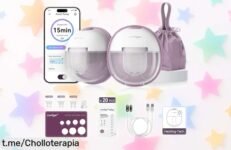 Extractor de leche eléctrico Comfyer W2, el aliado perfecto para mamás modernas: disfruta de su doble extracción y control a través de app, ¡ahora con un precio rebajado que es un regalo! No te quedes sin tu sacaleches portátil. ¡Aprovecha esta oferta limitada antes que se agoten!