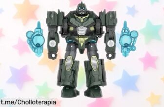 Figura deluxe Transformers Age of The Primes a precio rebajado, transforma 17 pasos y partes móviles para poses épicas; un súper chollo que no puedes dejar pasar.