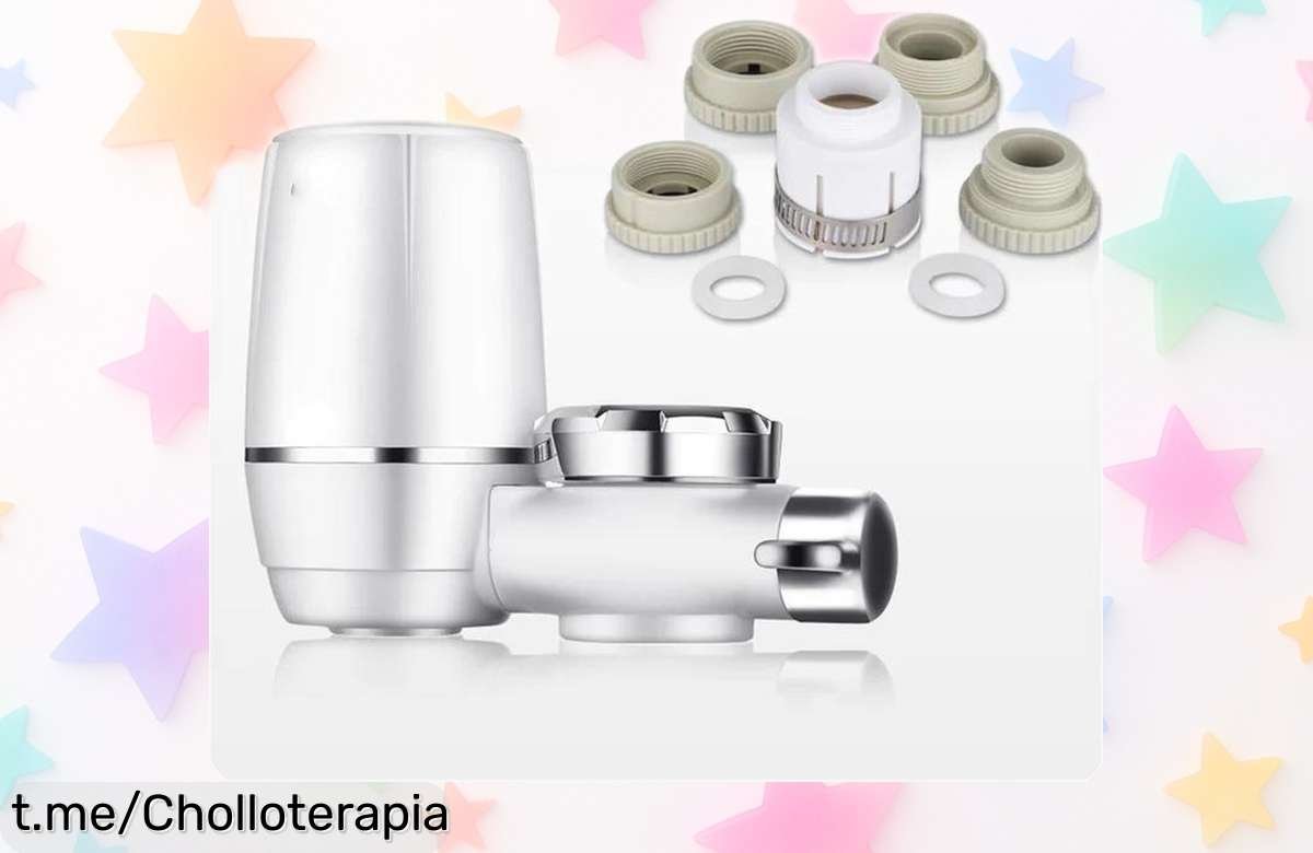 Filtro de agua JUPPLIES con 3 modos que mejora el sabor y elimina la cal, ahora a precio rebajado. ¡No te quedes sin tu ejemplar, este ofertón volará!