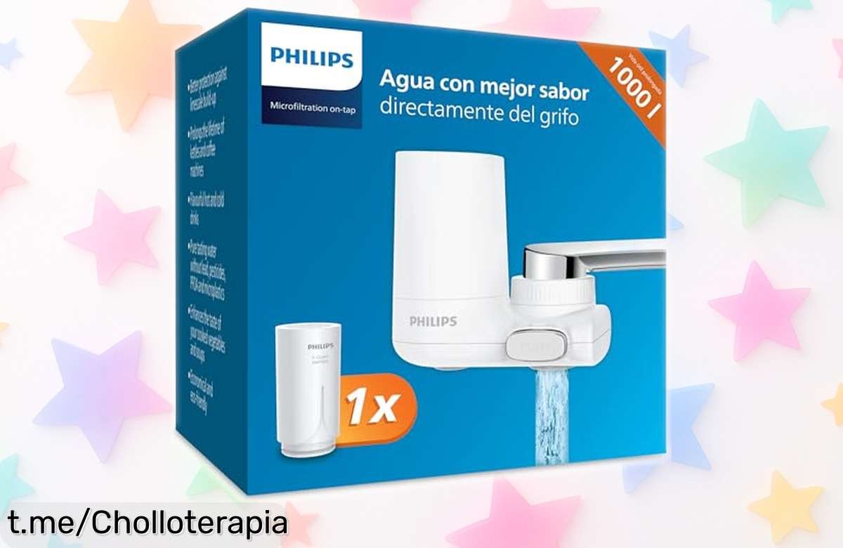 Filtro de agua Philips XGuard blanco con aviso de cambio fácil, ¡precio rebajado y chollo garantizado! Llévate agua pura al instante sin complicaciones, pero apúrate antes que se agoten estas unidades irresistibles. Aprovecha esta oportunidad ya mismo y cambia tu forma de beber hoy.