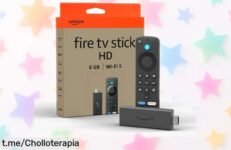 Fire TV Stick HD de Amazon última generación rebajado por tiempo limitado con mando Alexa y streaming Full HD Un ofertón que no se ve siempre miles de series y películas a un precio muy bajo ¡corre antes que vuelen!