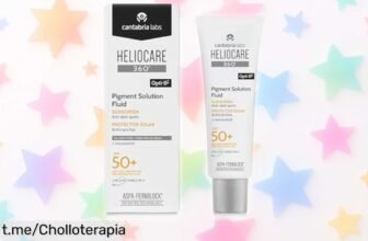 Fluido ultraligero Heliocare 360° Pigment Solution SPF 50+ con precio rebajado, cuida tu piel del sol y manchas. ¡No te quedes sin él, corre que se agotan!