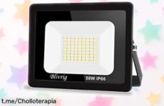 Foco LED exterior Blivrig 50W, el ofertón que iluminará tus noches con luz fría y a prueba de todo clima. ¡No te pierdas esta oportunidad única de conseguirlo ya!