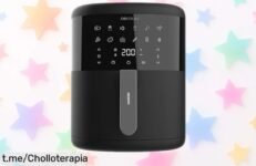 Freidora de aire Cecotec Bombastik 6000 con 6 litros para cocinar sano y rápido, ahora a precio rebajado que se agota volando, ¡aprovecha este super chollo antes que desaparezca!