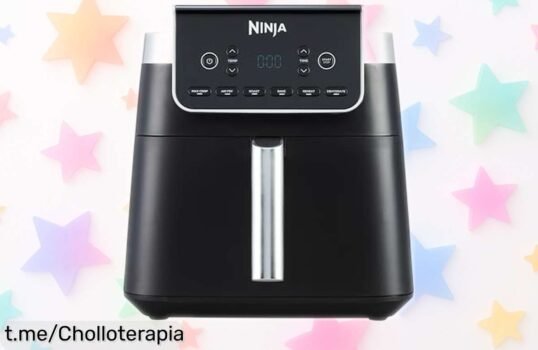 Freidora de aire Ninja MAX PRO 6 en 1 con cesta antiadherente familiar rebajada para cocinar sin aceite rápido y sano no pierdas este precio loco que se acaba ya