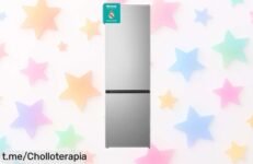 Frigorífico combi Hisense RB343D4CDE con puerta reversible y mega capacidad, ahora rebajado a un precio loco para que nunca falten frescura ni espacio en casa ¡Corre porque vuelan las unidades!