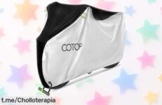 Funda para bicicleta impermeable COTOP a precio loco, protege tu bici del viento y el sol con este super chollo que no puedes dejar escapar. ¡Dale seguridad a tus paseos ahora!