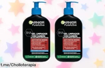 Gel limpiador Garnier Skin Active anti puntos negros, pack de 2 a precio loco: ¡lucha contra los granitos y brilla todo el día con este super chollo que no querrás perder!