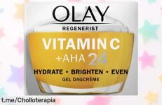 Gel vitamin C + AHA 24 Olay 50ml con precio rebajado que te alucina, dale a tu piel frescura y luz en este ofertón limitado ¡corre antes de que desaparezca!