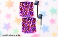 Guirnalda solar PhilipsOps de 120 LED: ¡preparada para iluminar tu Halloween y Navidad! No dejes escapar esta rebaja que hará brillar tu fiesta como nunca.