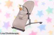 Hamaca para bebés KK Kinderkraft MIMI con movimiento natural y arco de juegos, súper práctica ¡aprovecha su increíble precio rebajado y lleva la sonrisa de tu peque a todas partes!