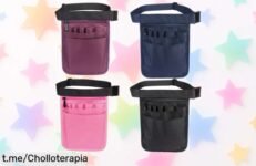 Impresionante bolsa de cintura impermeable para herramientas, ideal para médicos y peluqueros; precio rebajado que vuela ¡Haz tu trabajo fácil y no te quedes sin la tuya!