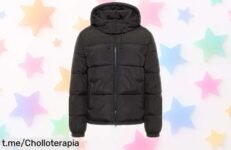 Impresionante chaqueta con capucha Mustang Style Daniel Buffer Jk negra, ¡rebajada a precio loco! No te quedes sin el tuyo, este ofertón vuela rápido.