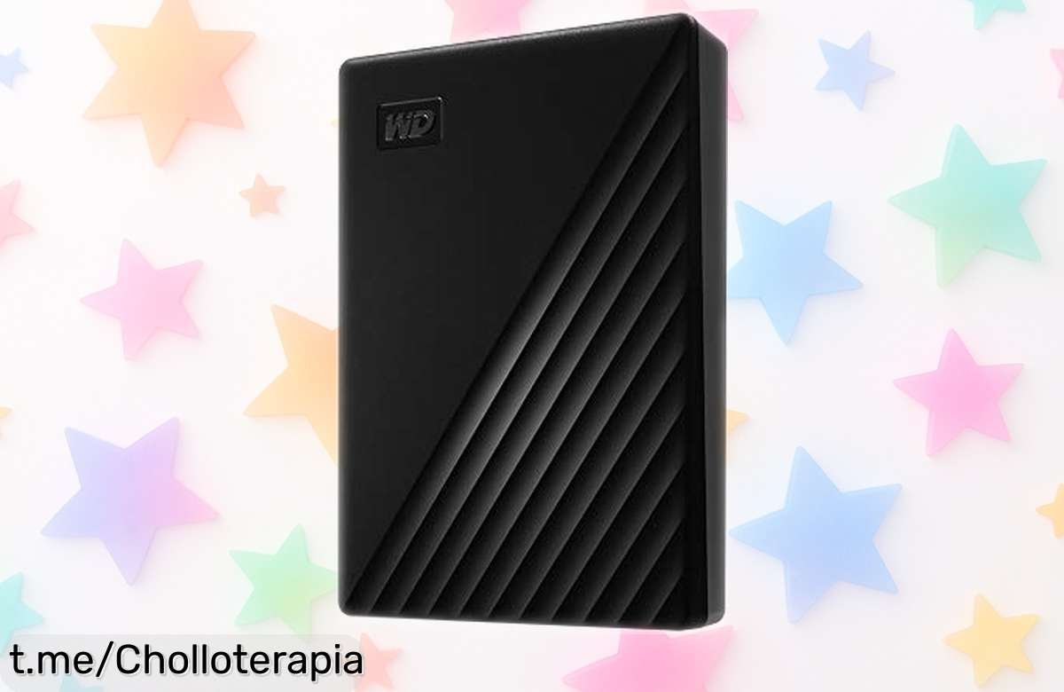 Impresionante disco duro externo WD 4TB My Passport a precio rebajado, espacio brutal para tus recuerdos, ¡no dejes pasar esta oportunidad y llévatelo ya!