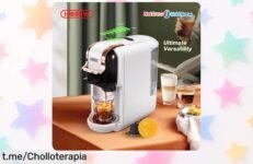 Impresionante máquina de café HiBREW 5 en 1 con capacidad para espresso, leche caliente/fría y múltiples cápsulas a un precio muy bajo. ¡Aprovecha este descuentazo increíble! Oferta limitada que no puedes dejar escapar, despierta tu día con el mejor sabor desde ahora mismo.