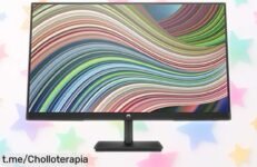 Impresionante monitor Full HD de 24” HP V24ie G5, colores vibrantes y respuesta rápida ¡Aprovecha este precio rebajado que no se repetirá!