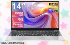Impresionante portátil 14” con Win 11 Pro y 6GB RAM a un precio rebajado; aprovecha este chollo para trabajar y disfrutar al máximo ¡no te quedes sin el tuyo ya!