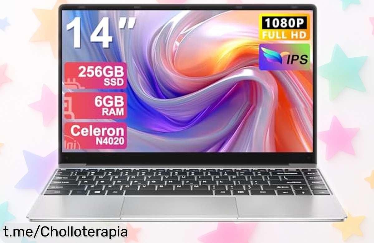 Impresionante portátil 14” con Win 11 Pro y 6GB RAM a un precio rebajado; aprovecha este chollo para trabajar y disfrutar al máximo ¡no te quedes sin el tuyo ya!