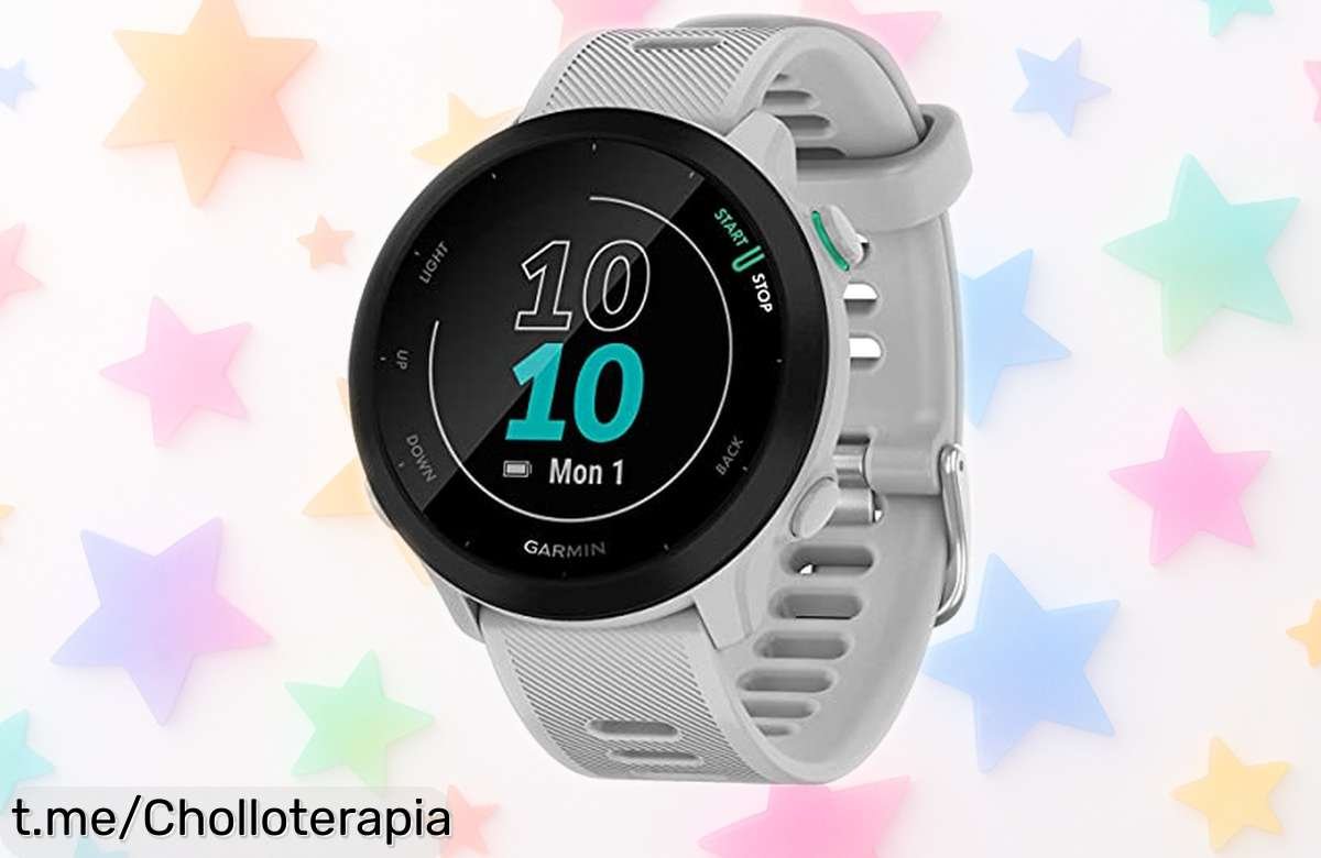 Impresionante reloj inteligente Garmin Forerunner 55 para running con GPS, ahora a un precio loco en un super chollo que no se repetirá. ¡No dejes pasar esta oportunidad única y corre antes de que se agote!