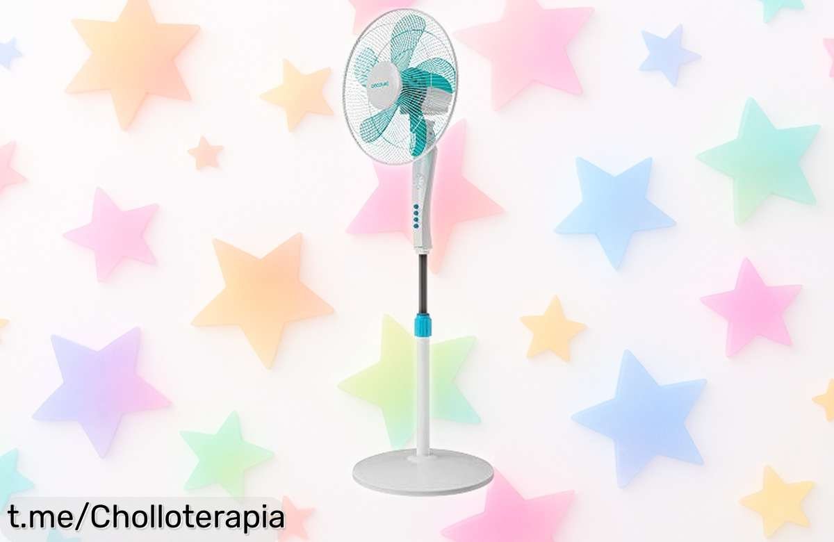 Impresionante ventilador de pie Cecotec EnergySilence 530 Power: potencia y estilo a un precio rebajado que volará, con mando y temporizador. ¡No te quedes sin el tuyo! ¡Las unidades son limitadas!