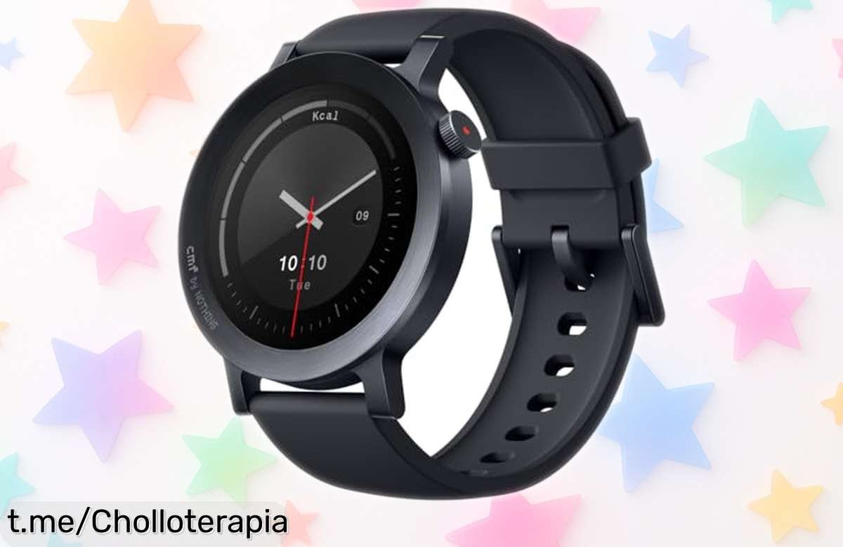 Impulsa tu estilo con el reloj inteligente CMF by Nothing Watch 3 Pro: pantalla AMOLED, GPS doble banda y batería de 13 días a un precio loco; controla tu ritmo cardíaco y recibe llamadas por Bluetooth ¡No te quedes sin él antes de que suba!