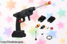 Increíble batería lavadora a presión Shkalacar 24 V con motor potente y filtro de acero inoxidable, ¡ofertón rebajado por tiempo limitado! Controla el agua a tu manera y aprovecha este chollo antes de que se agote. ¡Compra ya y llévate un gran precio solo por hoy!