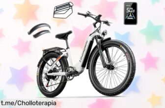 Increíble bicicleta eléctrica Shengmilo MX06 con batería extraíble a precio rebajado: dale poder a tus paseos y no te quedes sin ella, ¡házte con la tuya antes de que se agoten!