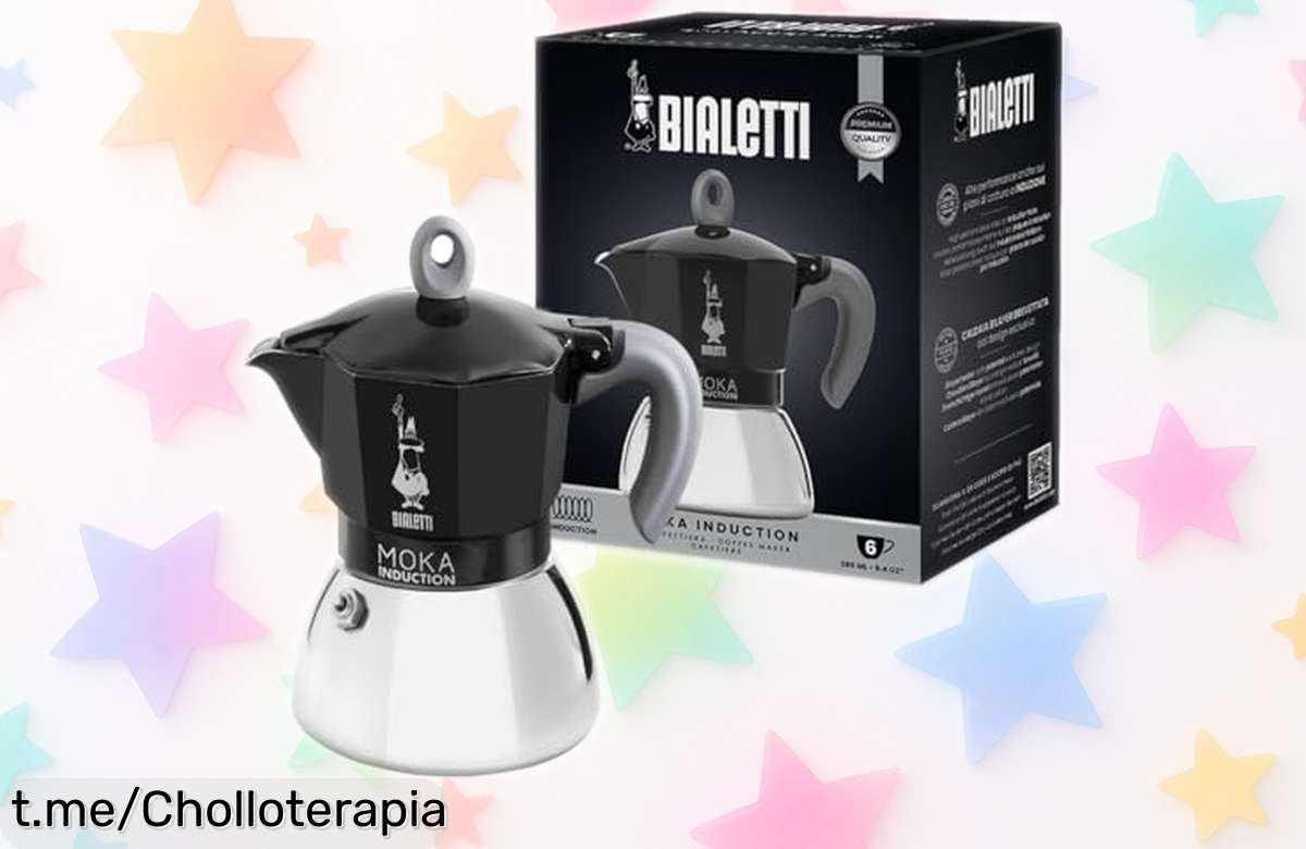 Increíble cafetera moka Bialetti para inducción a un precio de locura, 6 tazas listas en segundos ¡Despierta cada día con el mejor café y no dejes pasar esta oferta irresistible!
