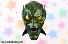 Increíble casco premium Duende Verde Marvel Legends, réplica oficial ¡y a precio rebajado! Sé el primero en impactar con esta joya y exhibe tu colección con orgullo.