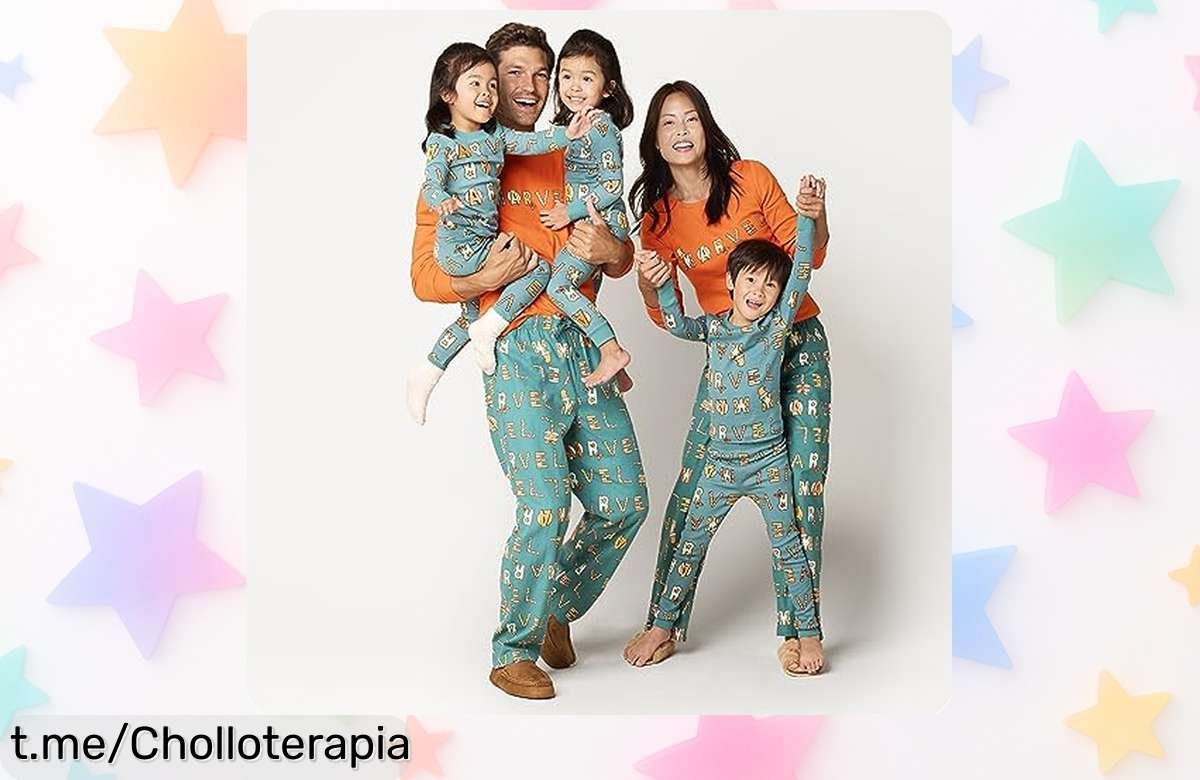 Increíble conjunto de pijama en franela Amazon Essentials Disney | Marvel | Star Wars para hombre, rebajado y súper suave. Ideal para noches familiares que no querrás perderte. ¡Aprovecha este ofertón antes de que desaparezca!