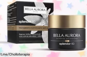 Increíble crema facial antiedad 60+ de Bella Aurora, con efecto lifting y protección total ¡rebajada! Potencia tu piel: firmeza, hidratación y adiós arrugas. ¡No te la pierdas! Oferta limitada que se esfuma rápido; corre antes que se agoten las unidades.