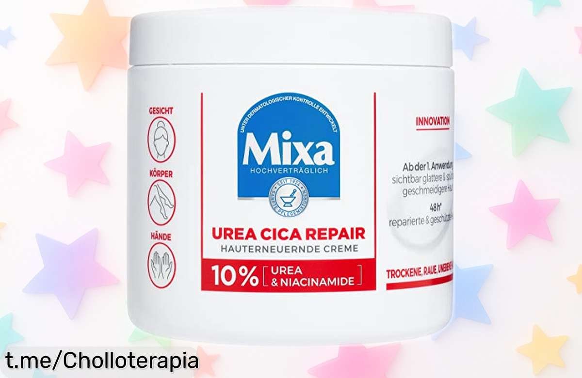 Increíble crema hidratante Mixa con urea y niacinamida, precio rebajado que no podrás creer; ¡Dale el mimo que tu piel merece antes de que se agote!