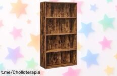 Increíble estantería Vasagle de 4 niveles, ¡rebajada para transformar tu hogar en un lugar ordenado y lleno de vida! No dejes pasar esta oportunidad única.