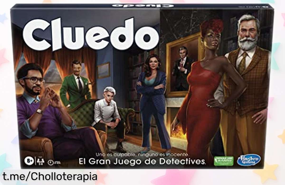 Increíble juego de mesa Cluedo rediseñado de Hasbro, misterio y diversión para toda la familia a un precio rebajado ¡No te quedes sin el tuyo, que se agotan las unidades!