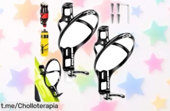 Increíble pack de 2 portabidones de bici súper ligeros y resistentes a un precio rebajado que vuela, perfectos para tus aventuras sobre dos ruedas ¡No te lo pierdas!
