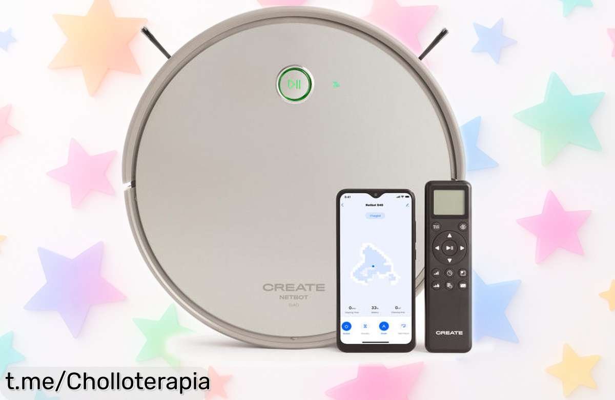 Increíble robot aspirador friegasuelos NETBOT S40 con 4000Pa y wifi, ¡ofertón rebajado que no puedes dejar escapar! Disfruta de más tiempo libre mientras él limpia y friega por ti. Date prisa, ¡que se acaban las unidades!