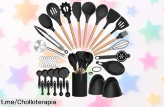 Increíble set de 36 utensilios de cocina OPDOS MOV, ¡rebajado a un precio loco! Cocinar con estilo y facilidad nunca fue tan accesible. Consíguelo ya antes que se agote esta oferta irresistiblemente práctica.