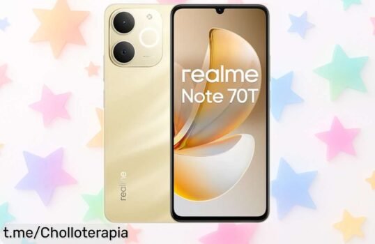 Increíble smartphone realme Note 70T 4G con pantalla gigante y súper batería a precio loco, ¡no te quedes sin el tuyo porque vuelan!