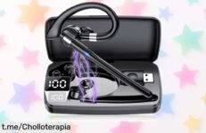 Increíbles auriculares inalámbricos Mosyxe con cancelación de ruido a un precio loco, más de 180 horas de música sin parar. ¡Apúntate al chollo que se van volando!