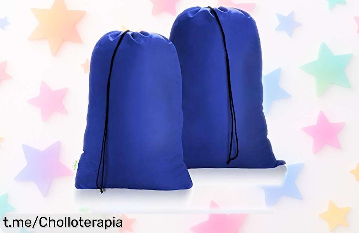Increíbles bolsas de ropa sucia OTraki, ¡te llevan la calidad en 2 unidades rebajadas! Resistentes y grandes para casa o viaje. Hazte con este ofertón antes de que volar se agoten, no querrás dejar pasar esta ocasión única.