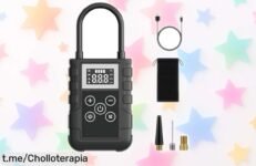 Inflador de ruedas YOYOPOW, potente y eficiente con 150 PSI: ¡descubre su super chollo! Pantalla LCD, 4 modos y luz LED. Detección precisa de presión que nunca te fallará. Aprovecha esta caída de precio limitada antes que se agote, ¡hazte con el tuyo ya!